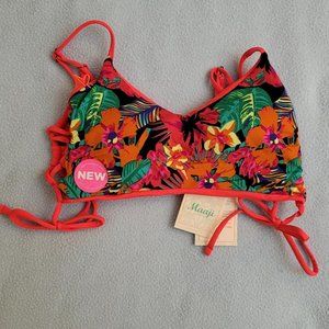 Maaji reversible bikini top (Size M) NWT
